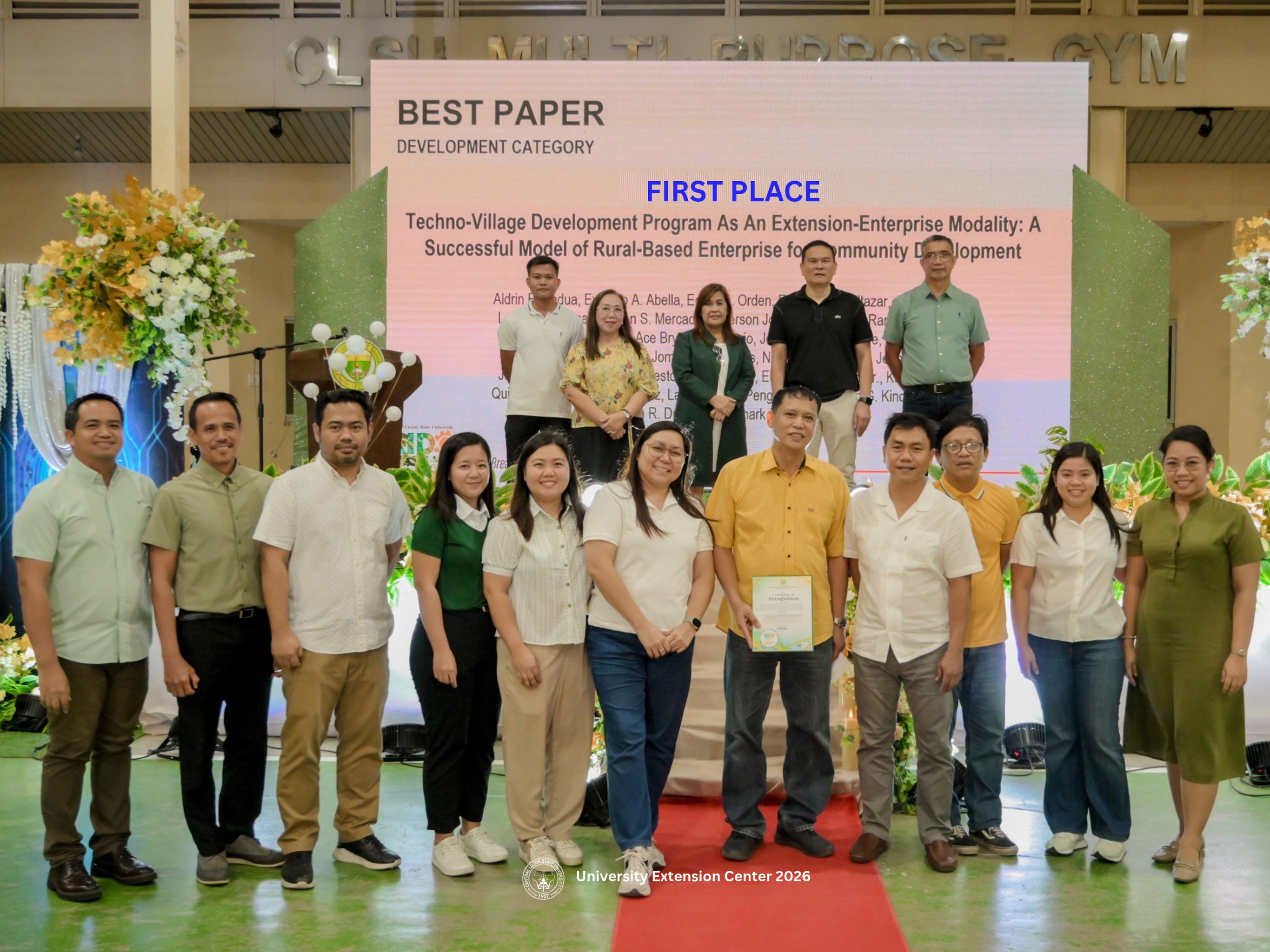 Techno-Village Development Program, CLSU-UEC Study Wins Best Paper Award